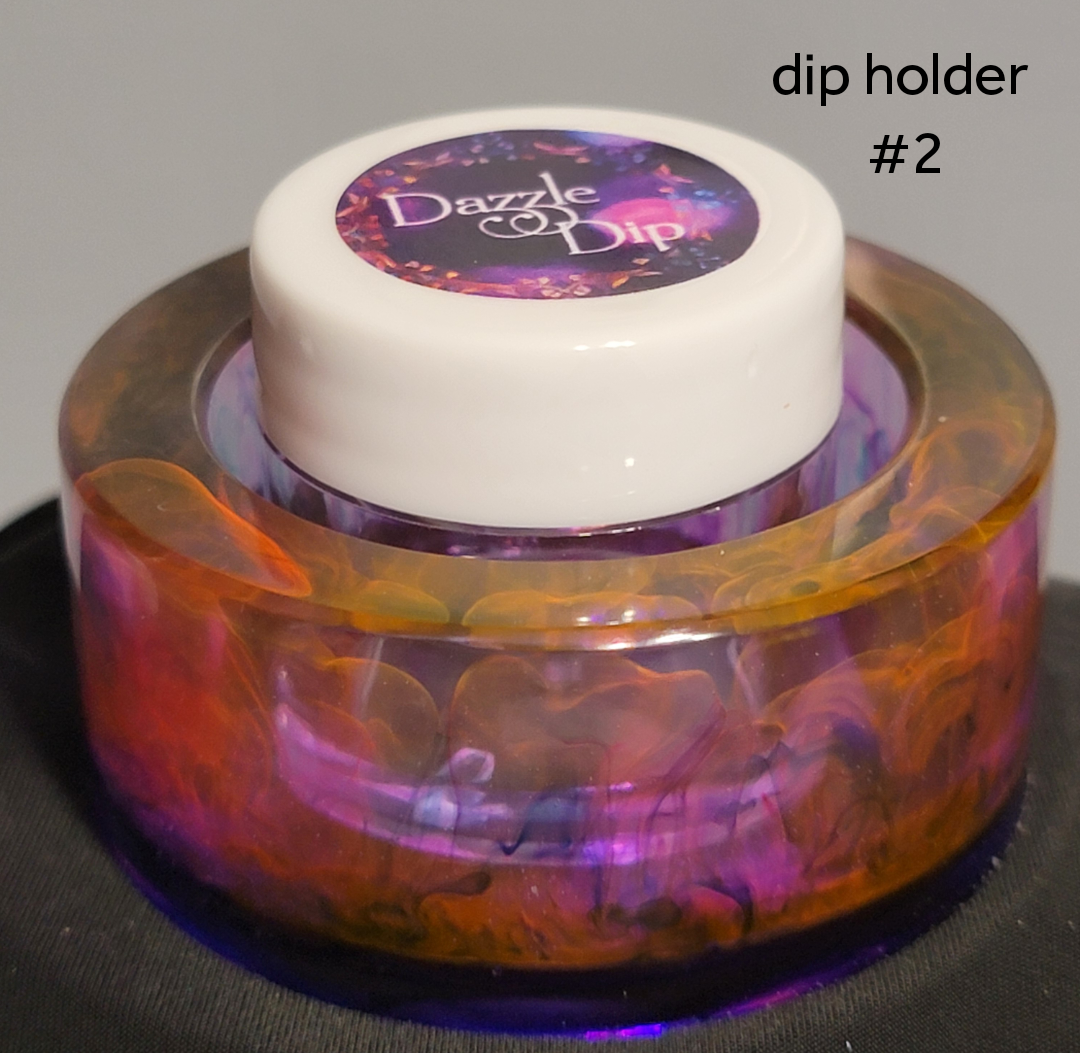 Non spill dip bottle holder