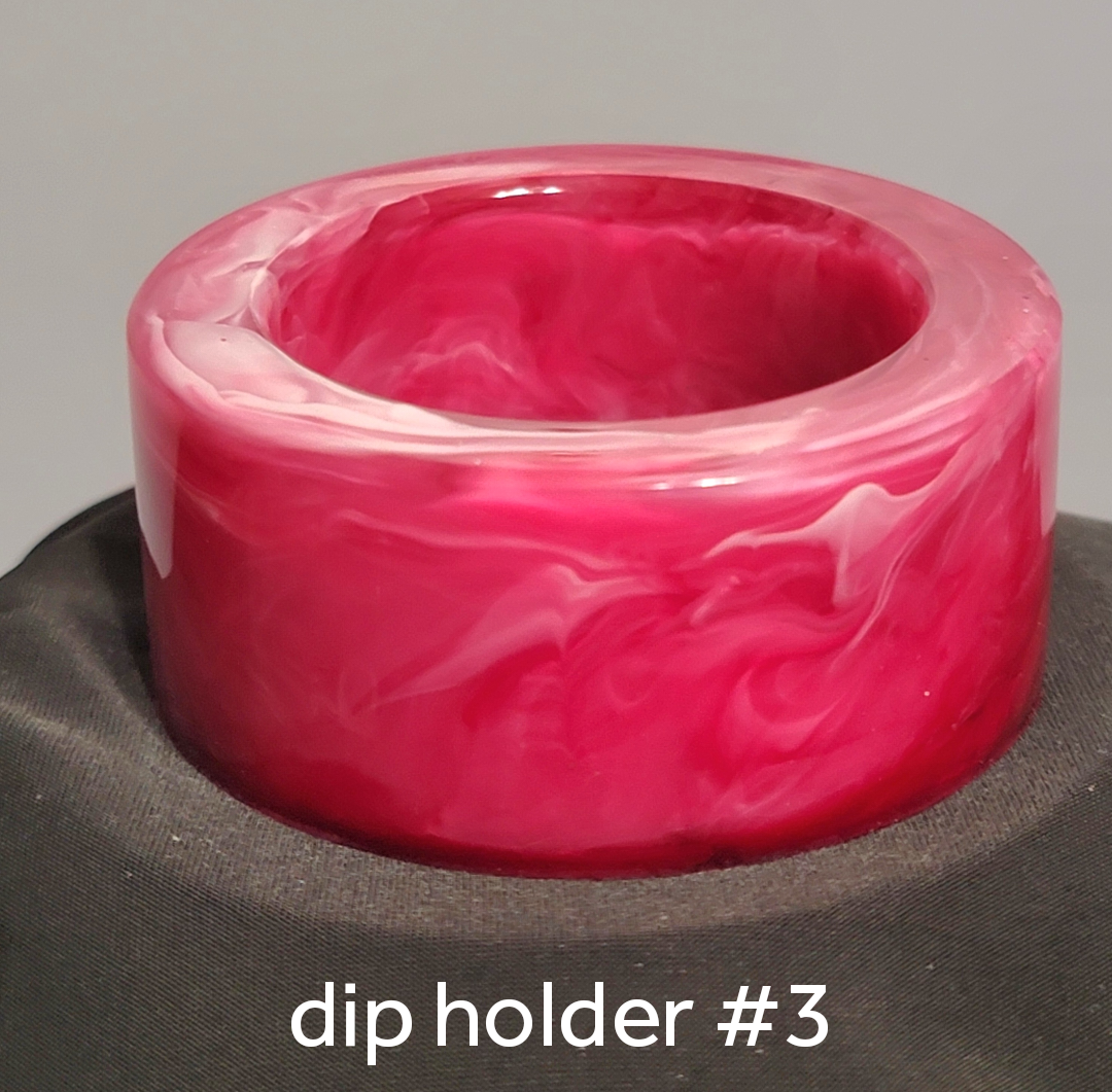 Non spill dip bottle holder