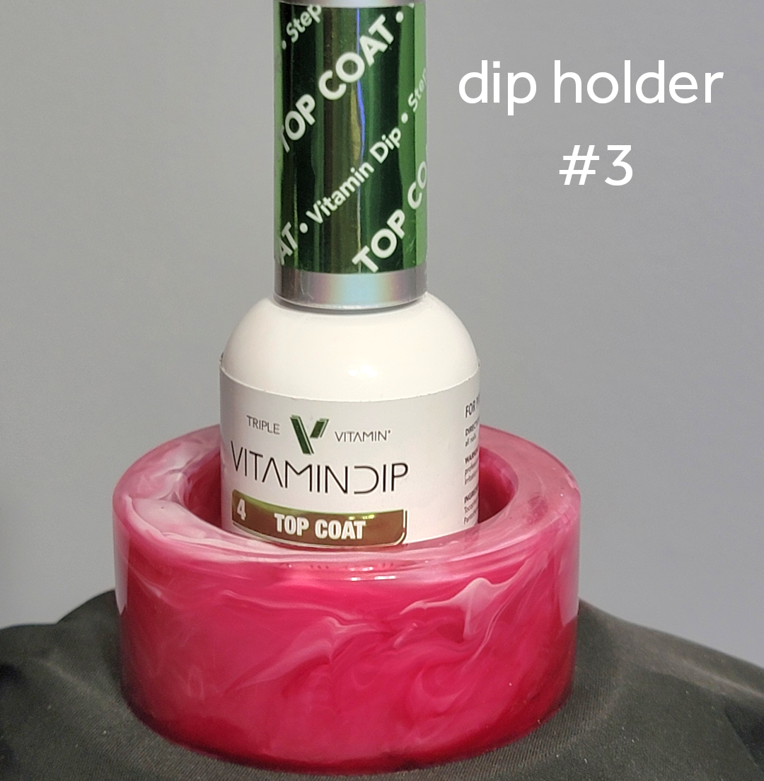 Non spill dip bottle holder