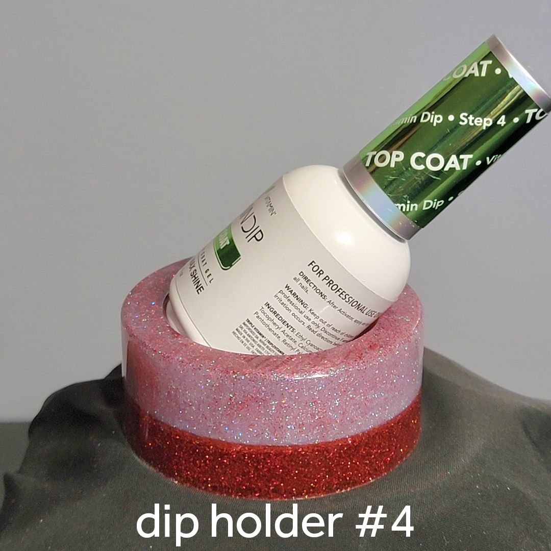 Non spill dip bottle holder