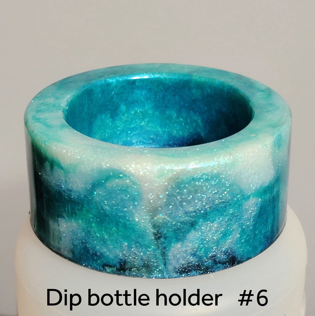 Non spill dip bottle holder