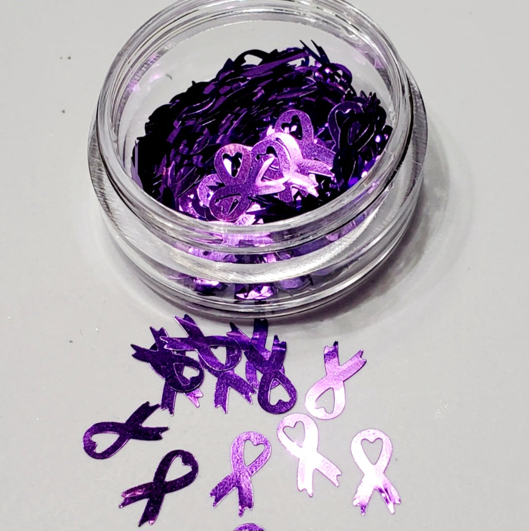 Purple Awareness Ribbons